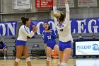 Volleyball vs Babson  Wheaton Women's Volleyball vs Babson College. - Photo by Keith Nordstrom : Wheaton, Volleyball, VB